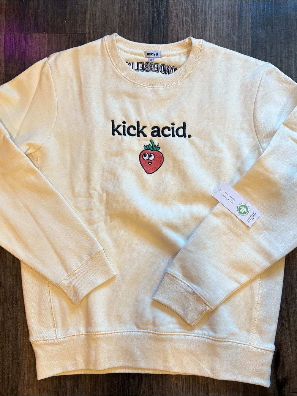 MESA x Wonderbelly Kick Acid Crew Neck NWT SZ M